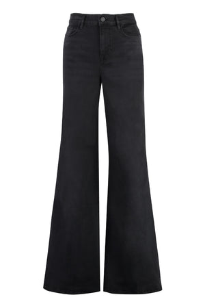 Le Pixie Palazzo wide-leg jeans-0